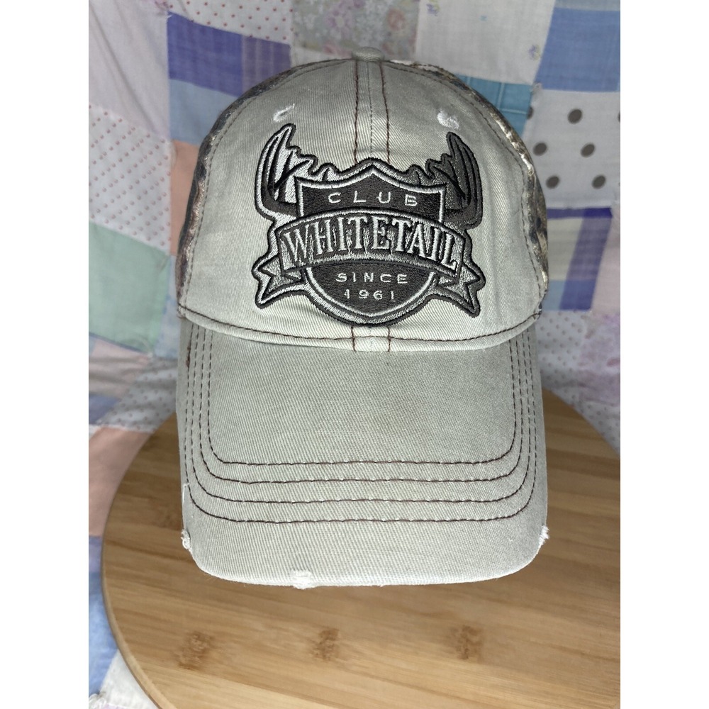 Open Road Club Whitetail‎ On The Hunt Camo Camouflage Ball Cap Hat Adjustable